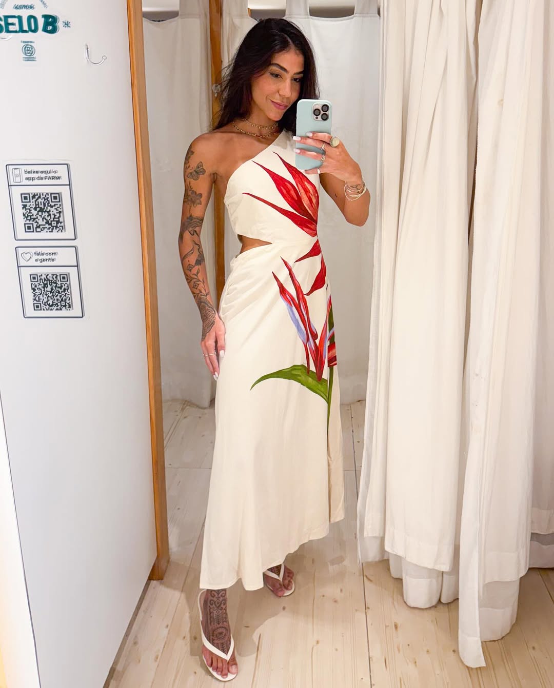 346232 | Vestido Estampado Maxi Estrelícia
