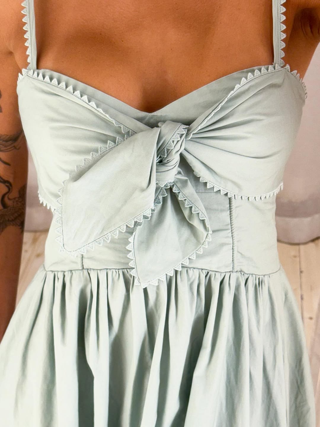 345881 | Vestido Alcinhas Amarração Frente