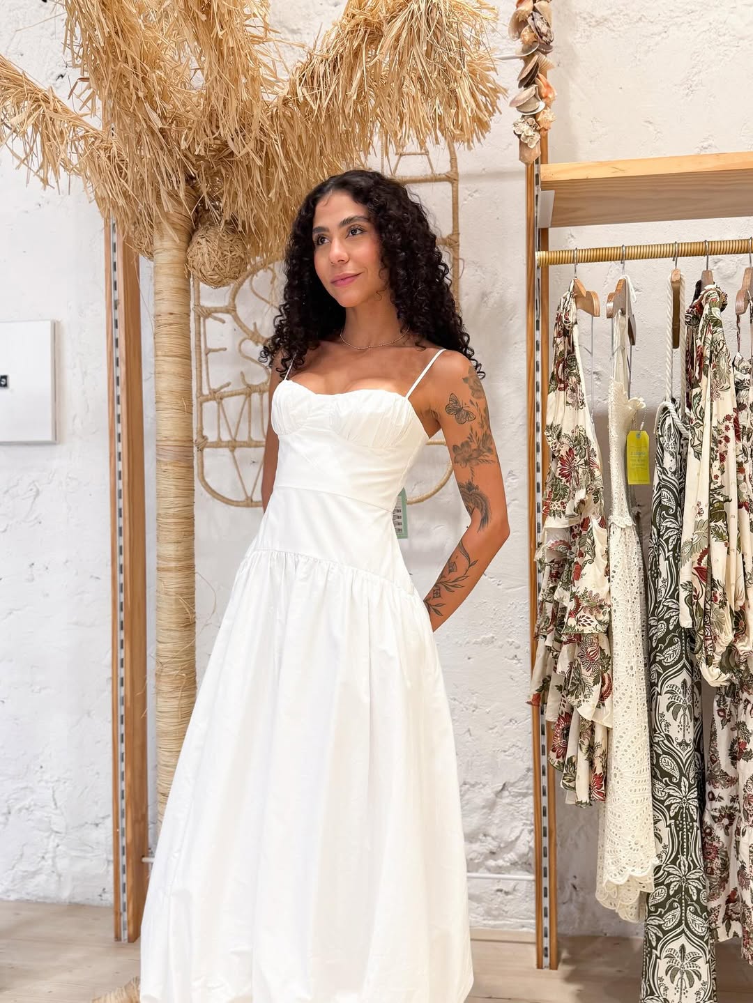 345886 | Vestido Balonê Alcinhas Meia Taça